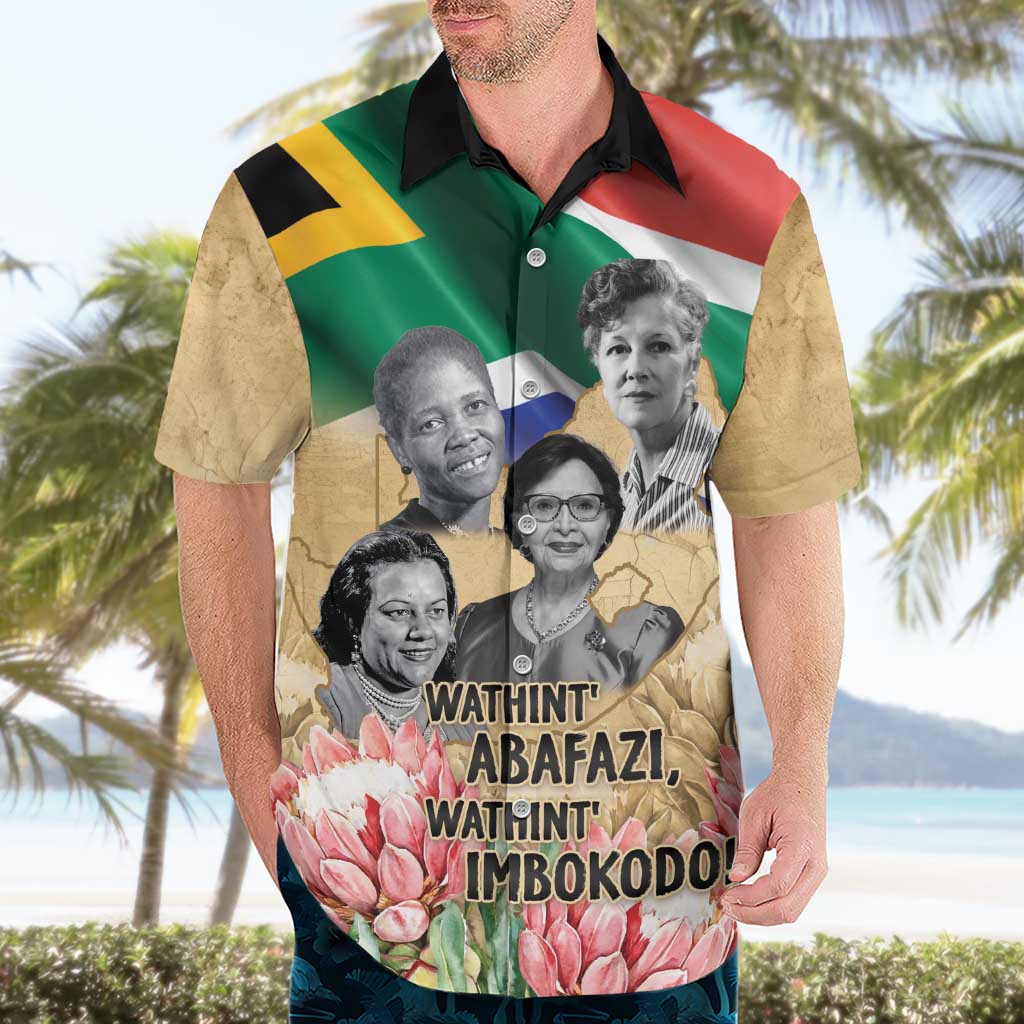 South African Women Mobilisation Hawaiian Shirt Wathint Abafazi Wathint Imbokodo - Wonder Print Shop