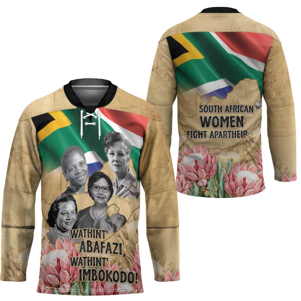 South African Women Mobilisation Hockey Jersey Wathint Abafazi Wathint Imbokodo - Wonder Print Shop