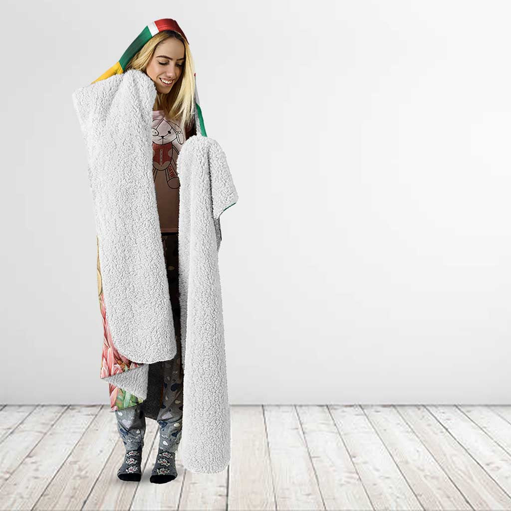 South African Women Mobilisation Hooded Blanket Wathint Abafazi Wathint Imbokodo - Wonder Print Shop