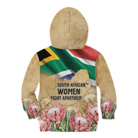 South African Women Mobilisation Kid Hoodie Wathint Abafazi Wathint Imbokodo - Wonder Print Shop