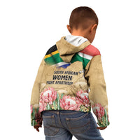 South African Women Mobilisation Kid Hoodie Wathint Abafazi Wathint Imbokodo - Wonder Print Shop
