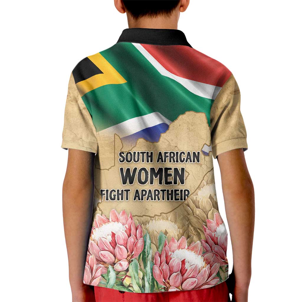 South African Women Mobilisation Kid Polo Shirt Wathint Abafazi Wathint Imbokodo - Wonder Print Shop