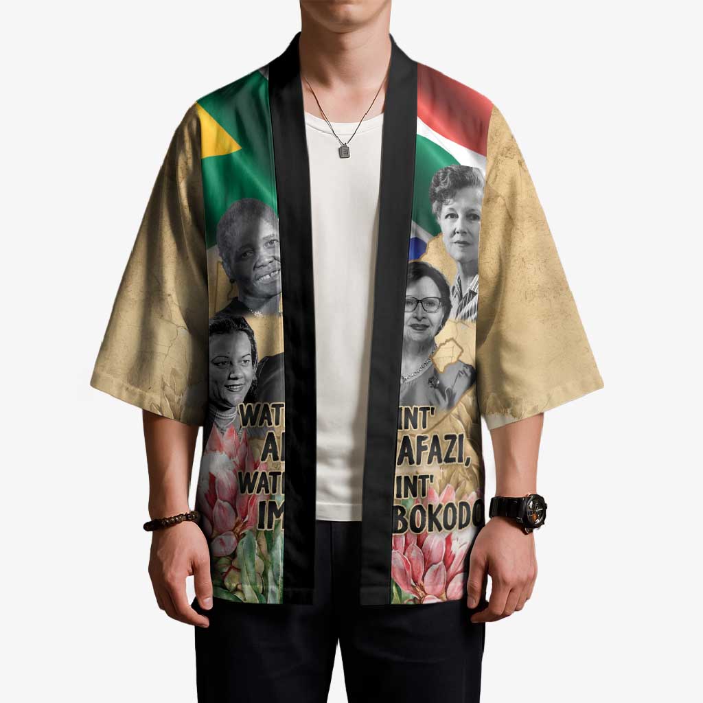 South African Women Mobilisation Kimono Wathint Abafazi Wathint Imbokodo - Wonder Print Shop