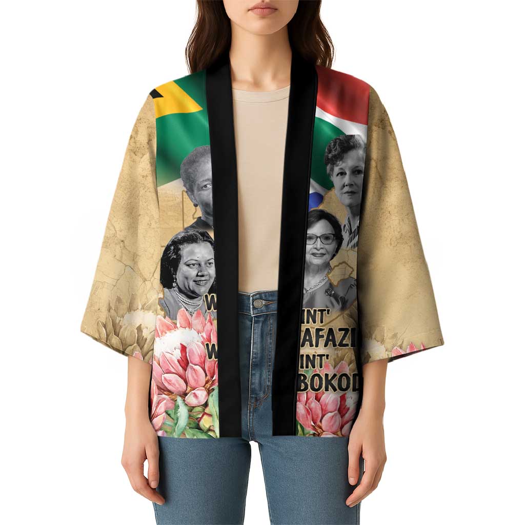 South African Women Mobilisation Kimono Wathint Abafazi Wathint Imbokodo - Wonder Print Shop