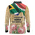 South African Women Mobilisation Long Sleeve Polo Shirt Wathint Abafazi Wathint Imbokodo - Wonder Print Shop