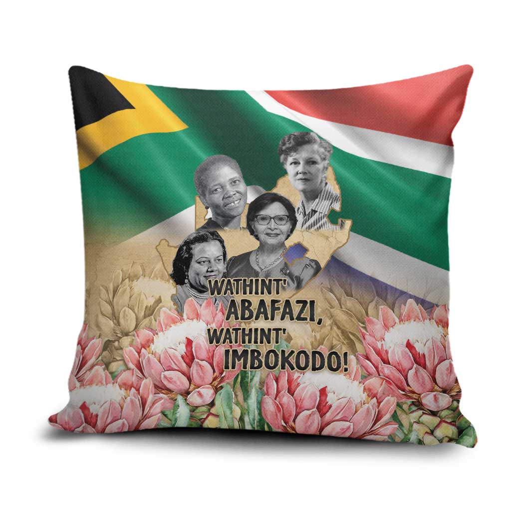 South African Women Mobilisation Pillow Cover Wathint Abafazi Wathint Imbokodo - Wonder Print Shop
