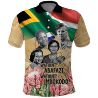 South African Women Mobilisation Polo Shirt Wathint Abafazi Wathint Imbokodo - Wonder Print Shop