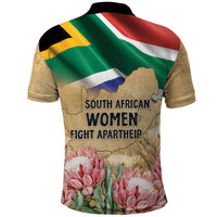 South African Women Mobilisation Polo Shirt Wathint Abafazi Wathint Imbokodo - Wonder Print Shop