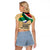 South African Women Mobilisation Raglan Cropped T Shirt Wathint Abafazi Wathint Imbokodo - Wonder Print Shop