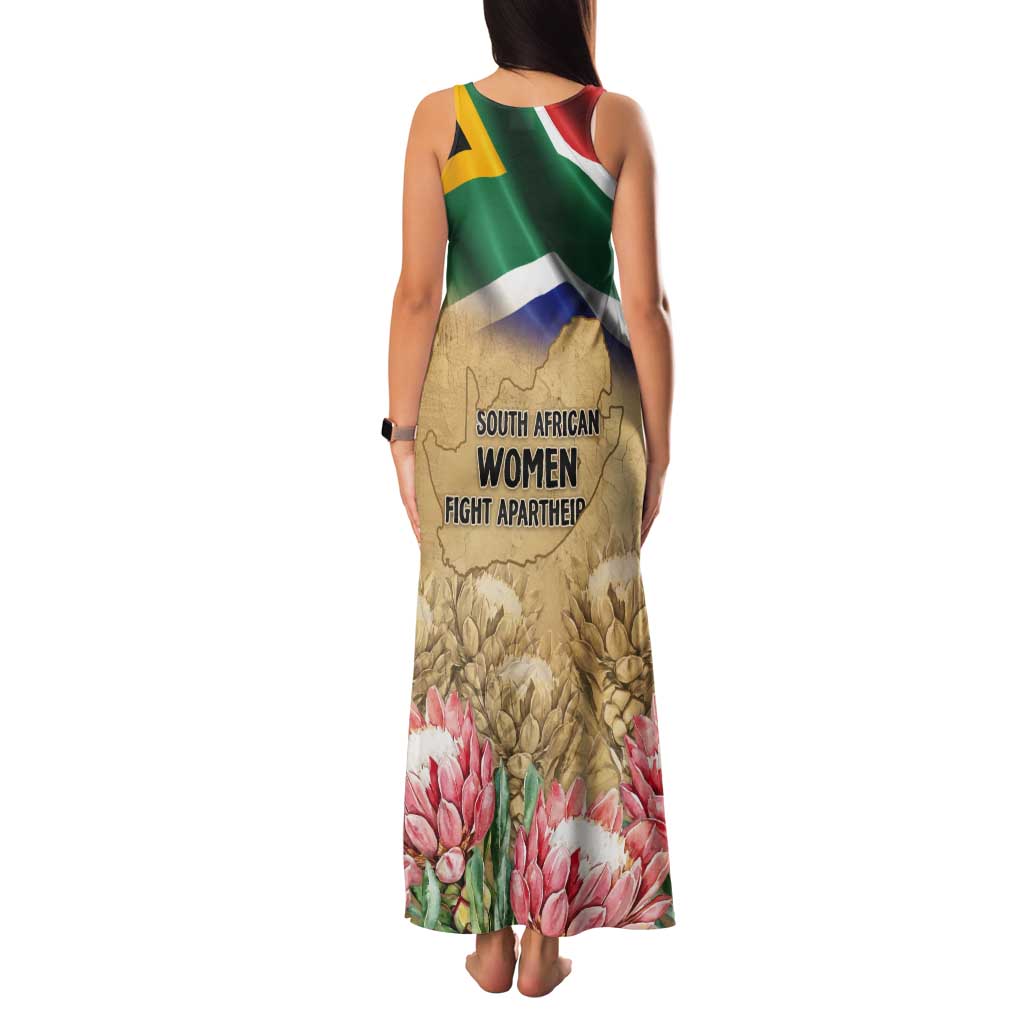 South African Women Mobilisation Tank Maxi Dress Wathint Abafazi Wathint Imbokodo - Wonder Print Shop