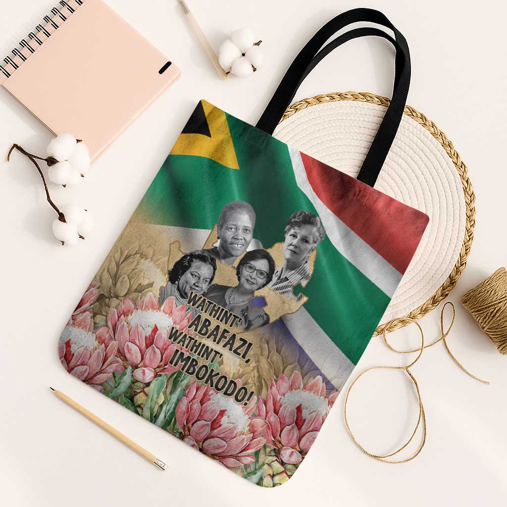 South African Women Mobilisation Tote Bag Wathint Abafazi Wathint Imbokodo - Wonder Print Shop