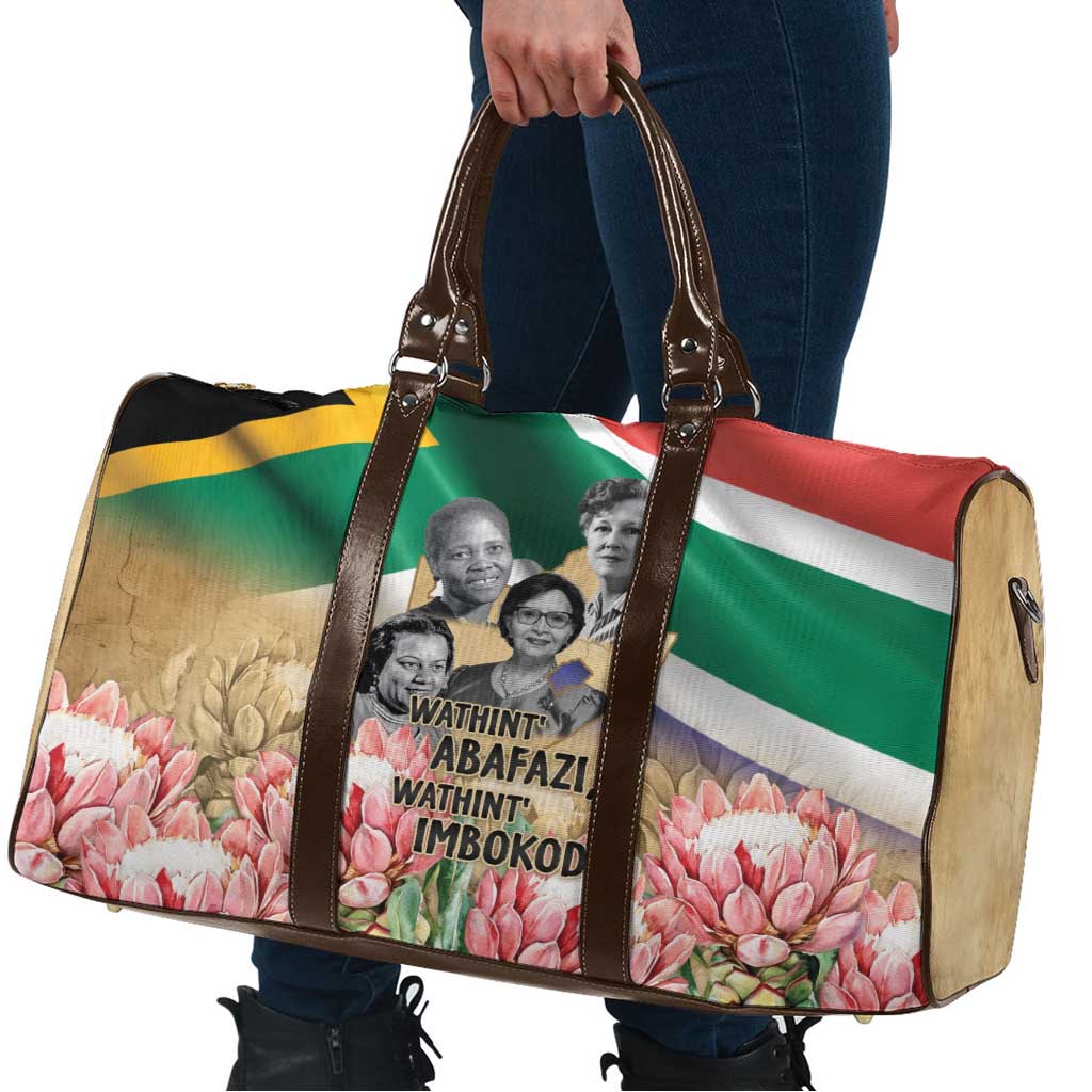 South African Women Mobilisation Travel Bag Wathint Abafazi Wathint Imbokodo - Wonder Print Shop