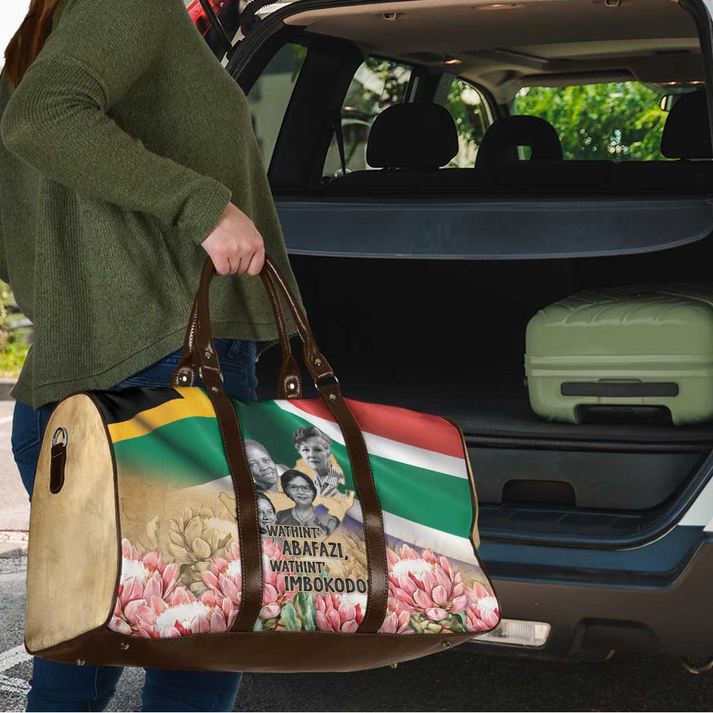 South African Women Mobilisation Travel Bag Wathint Abafazi Wathint Imbokodo - Wonder Print Shop