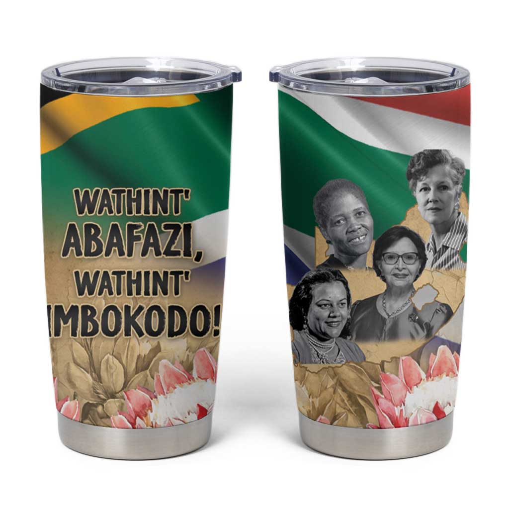 South African Women Mobilisation Tumbler Cup Wathint Abafazi Wathint Imbokodo - Wonder Print Shop