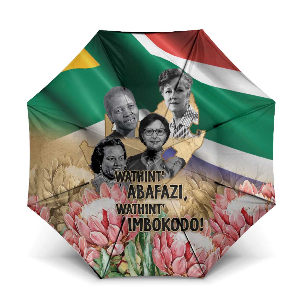 South African Women Mobilisation Umbrella Wathint Abafazi Wathint Imbokodo - Wonder Print Shop