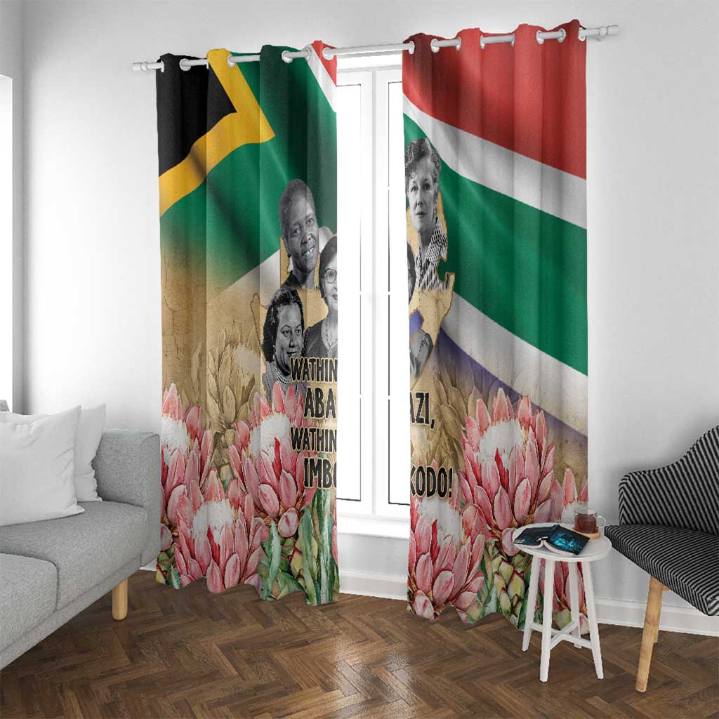 South African Women Mobilisation Window Curtain Wathint Abafazi Wathint Imbokodo - Wonder Print Shop