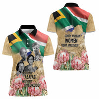 South African Women Mobilisation Women Polo Shirt Wathint Abafazi Wathint Imbokodo - Wonder Print Shop