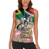 South African Women Mobilisation Women Sleeveless Polo Shirt Wathint Abafazi Wathint Imbokodo - Wonder Print Shop
