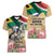 South African Women Mobilisation Women V-Neck T-Shirt Wathint Abafazi Wathint Imbokodo - Wonder Print Shop