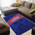 Custom Haiti Football Area Rug Les Grenadiers - Royal Palm - Wonder Print Shop