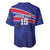 Custom Haiti Football Baseball Jersey Les Grenadiers - Royal Palm - Wonder Print Shop