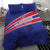 Custom Haiti Football Bedding Set Les Grenadiers - Royal Palm - Wonder Print Shop