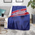 Custom Haiti Football Blanket Les Grenadiers - Royal Palm