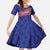 Custom Haiti Football Family Matching Summer Maxi Dress and Hawaiian Shirt Les Grenadiers - Royal Palm - Wonder Print Shop