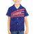 Custom Haiti Football Family Matching Summer Maxi Dress and Hawaiian Shirt Les Grenadiers - Royal Palm - Wonder Print Shop