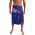 Custom Haiti Football Lavalava Les Grenadiers - Royal Palm - Wonder Print Shop
