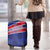 Custom Haiti Football Luggage Cover Les Grenadiers - Royal Palm - Wonder Print Shop