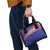 Custom Haiti Football Shoulder Handbag Les Grenadiers - Royal Palm