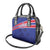 Custom Haiti Football Shoulder Handbag Les Grenadiers - Royal Palm