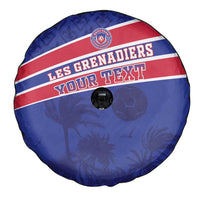 Custom Haiti Football Spare Tire Cover Les Grenadiers - Royal Palm - Wonder Print Shop