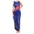 Custom Haiti Football Tank Maxi Dress Les Grenadiers - Royal Palm - Wonder Print Shop