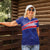 Custom Haiti Football Women Polo Shirt Les Grenadiers - Royal Palm - Wonder Print Shop