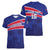 Custom Haiti Football Women V-Neck T-Shirt Les Grenadiers - Royal Palm - Wonder Print Shop
