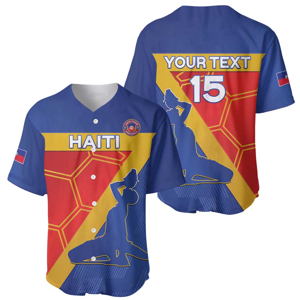 Custom Haiti Football Baseball Jersey Neg Marron Go Ayiti - Wonder Print Shop