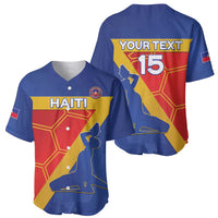 Custom Haiti Football Baseball Jersey Neg Marron Go Ayiti - Wonder Print Shop