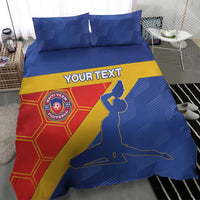 Custom Haiti Football Bedding Set Neg Marron Go Ayiti - Wonder Print Shop