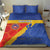 Custom Haiti Football Bedding Set Neg Marron Go Ayiti - Wonder Print Shop