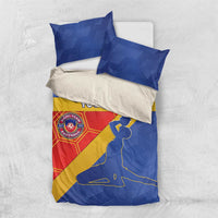 Custom Haiti Football Bedding Set Neg Marron Go Ayiti - Wonder Print Shop