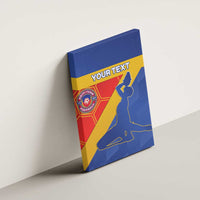 Custom Haiti Football Canvas Wall Art Neg Marron Go Ayiti - Wonder Print Shop