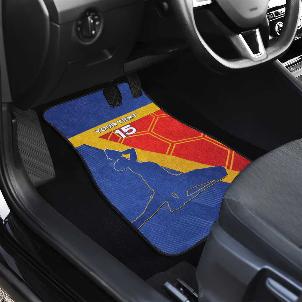 Custom Haiti Football Car Mats Neg Marron Go Ayiti - Wonder Print Shop