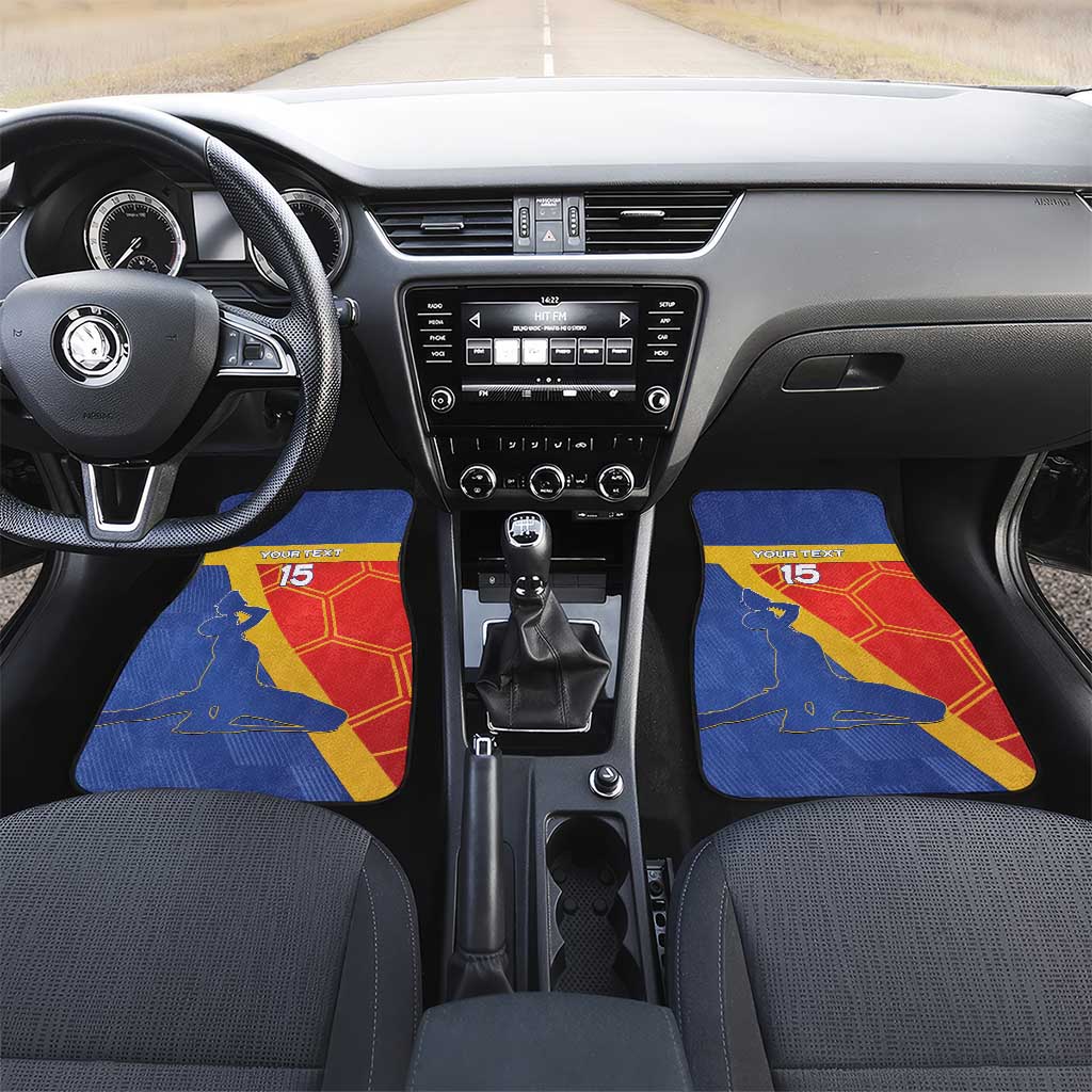 Custom Haiti Football Car Mats Neg Marron Go Ayiti - Wonder Print Shop