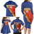 Custom Haiti Football Family Matching Long Sleeve Bodycon Dress and Hawaiian Shirt Neg Marron Go Ayiti - Wonder Print Shop