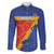 Custom Haiti Football Family Matching Long Sleeve Bodycon Dress and Hawaiian Shirt Neg Marron Go Ayiti - Wonder Print Shop