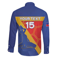 Custom Haiti Football Family Matching Long Sleeve Bodycon Dress and Hawaiian Shirt Neg Marron Go Ayiti - Wonder Print Shop