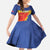 Custom Haiti Football Family Matching Mermaid Dress and Hawaiian Shirt Neg Marron Go Ayiti - Wonder Print Shop