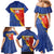Custom Haiti Football Family Matching Mermaid Dress and Hawaiian Shirt Neg Marron Go Ayiti - Wonder Print Shop